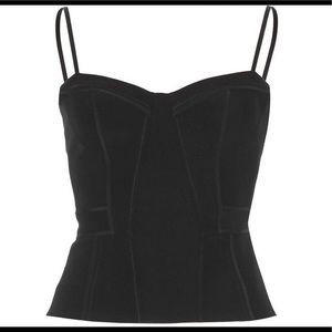 Alexander Wang stretch crepe bustier